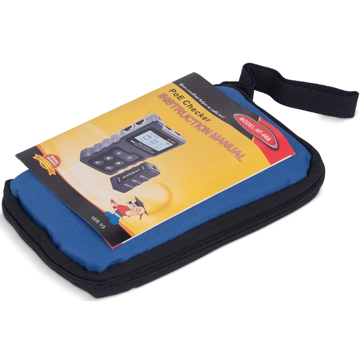 Тестер витой пары Cabeus HT-488-PoE - фото 5