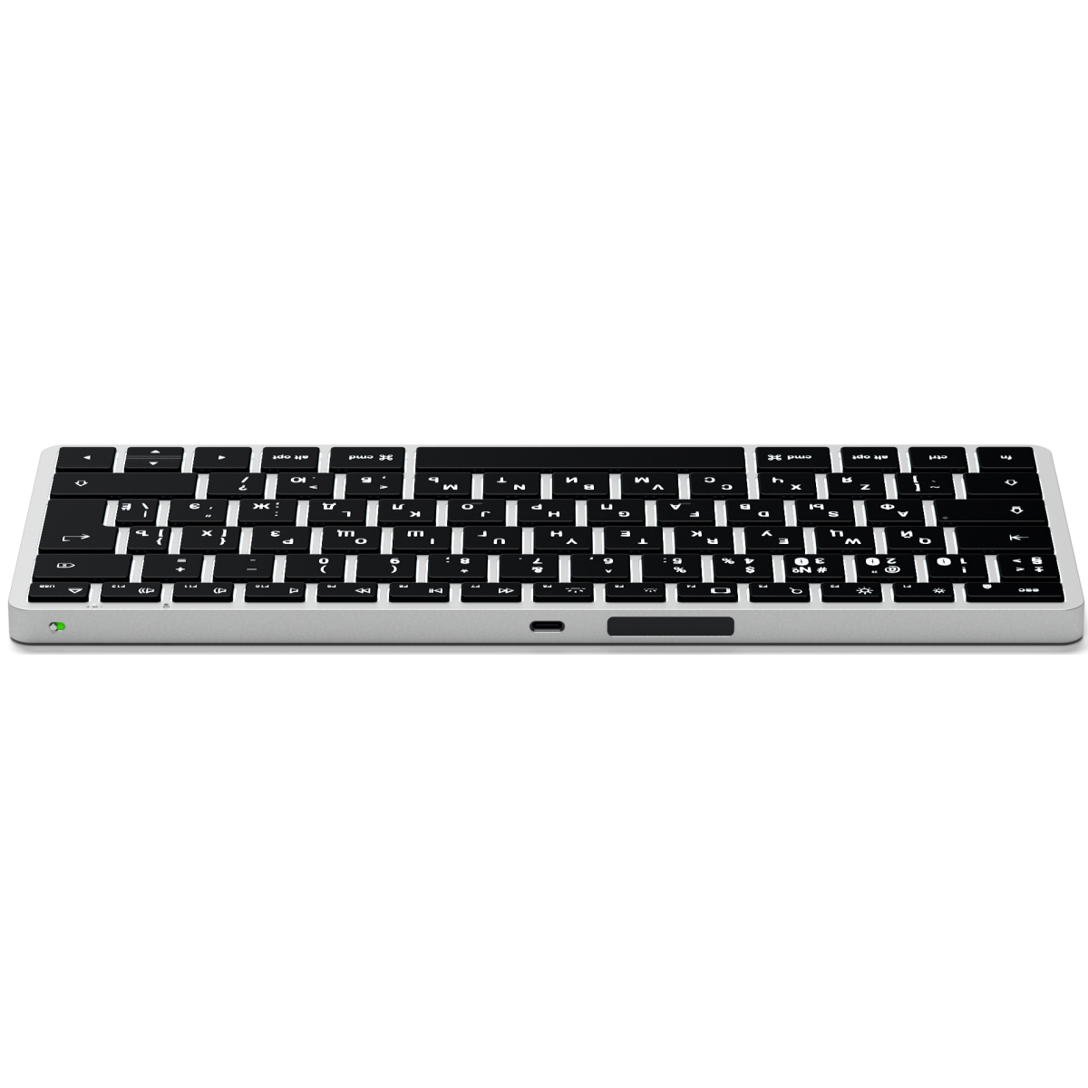 Клавиатура Satechi Slim X1 Bluetooth Backlit Keyboard Silver (ST-BTSX1S-RU) - фото 4