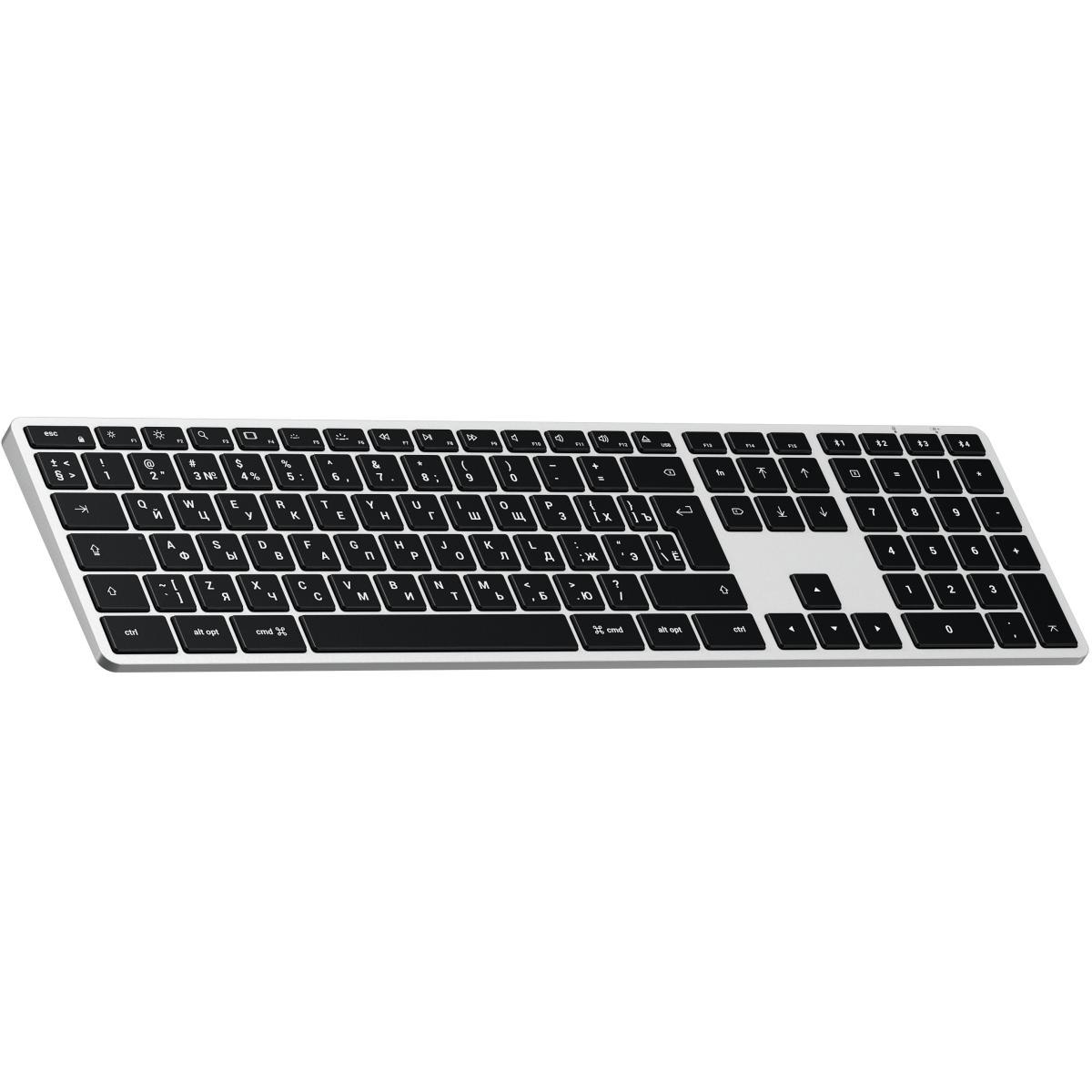 Клавиатура Satechi Slim X3 Bluetooth Backlit Silver (ST-BTSX3S-RU) - фото 3