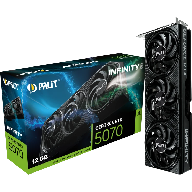 Видеокарта NVIDIA GeForce RTX 5070 Palit Infinity 3 12Gb (NE75070019K9-GB2050S) - фото 9