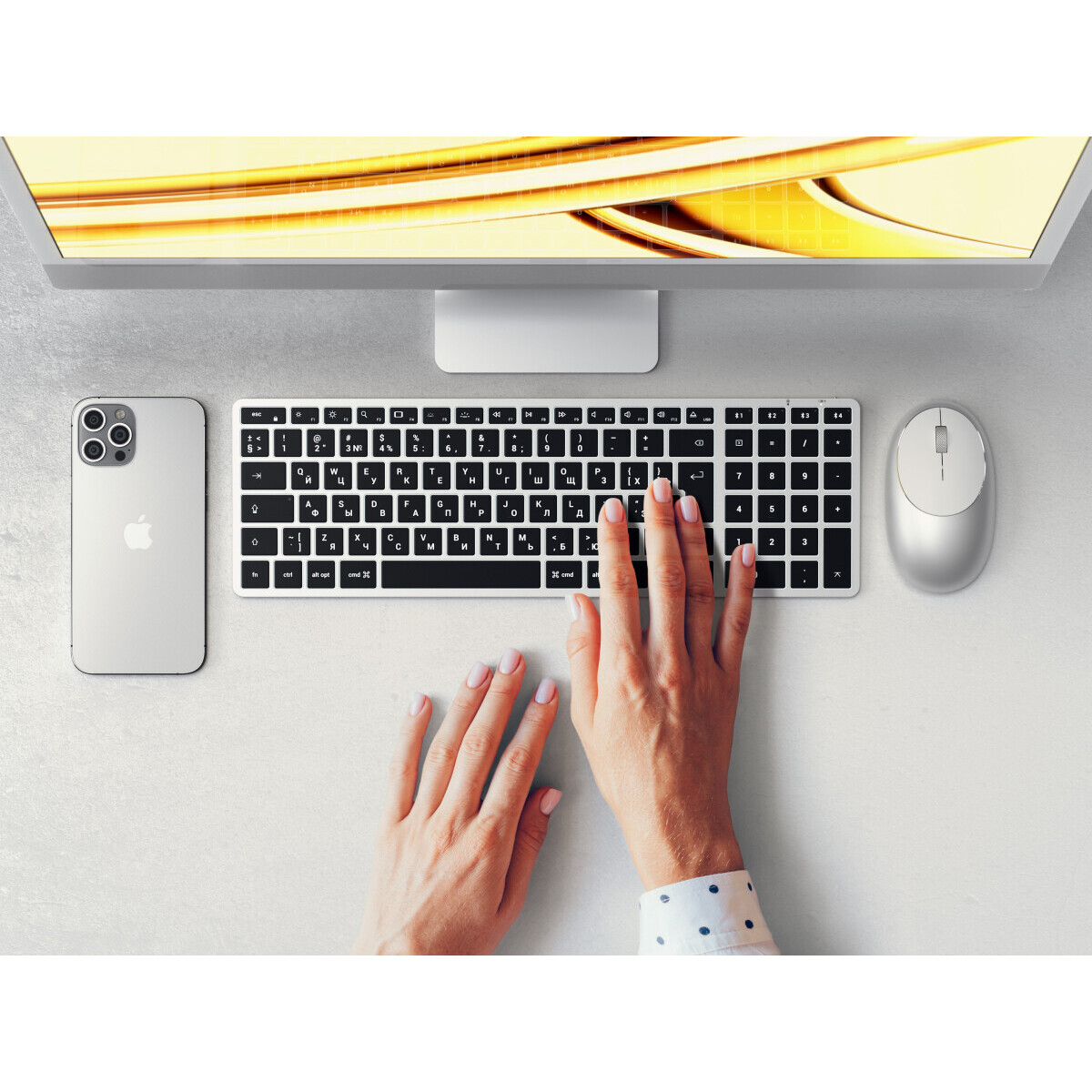 Клавиатура Satechi Slim X2 (ST-BTSX2S-RU) - фото 6