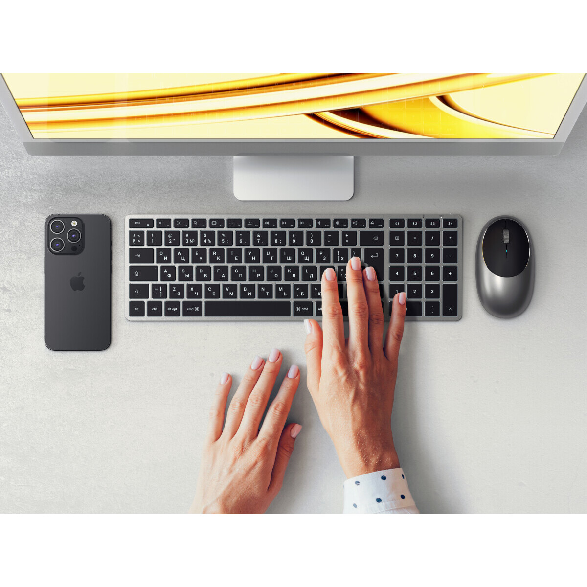 Клавиатура Satechi Slim X2 (ST-BTSX2M-RU) - фото 6