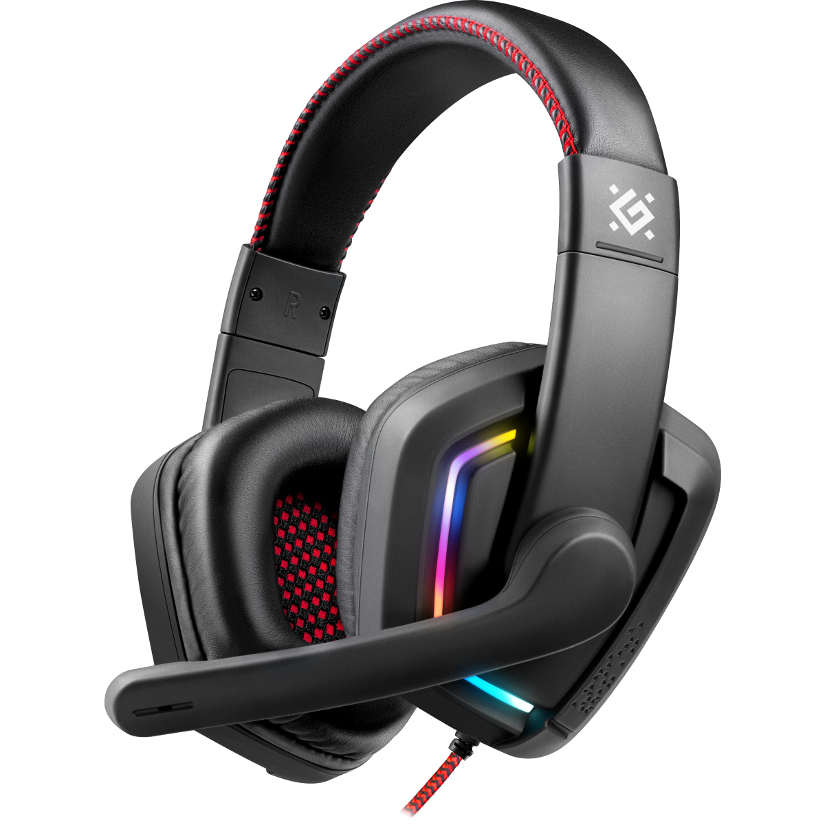 Гарнитура Defender Quake LED Black (64515)