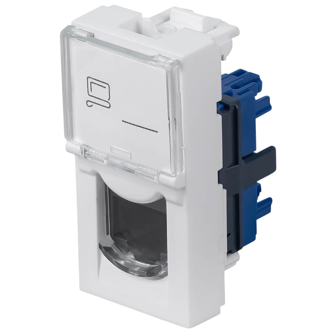 Вставка RJ-45 Cabeus KJ-RJ45-Cat.6-180T-FP-L-22,5