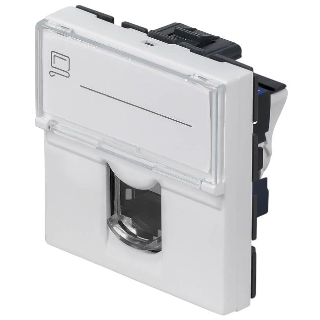 Вставка RJ-45 Cabeus KJ-RJ45-Cat.6-180T-FP-L-45