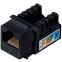 Вставка RJ-45 Cabeus KJ-RJ45-Cat.6-90-BK
