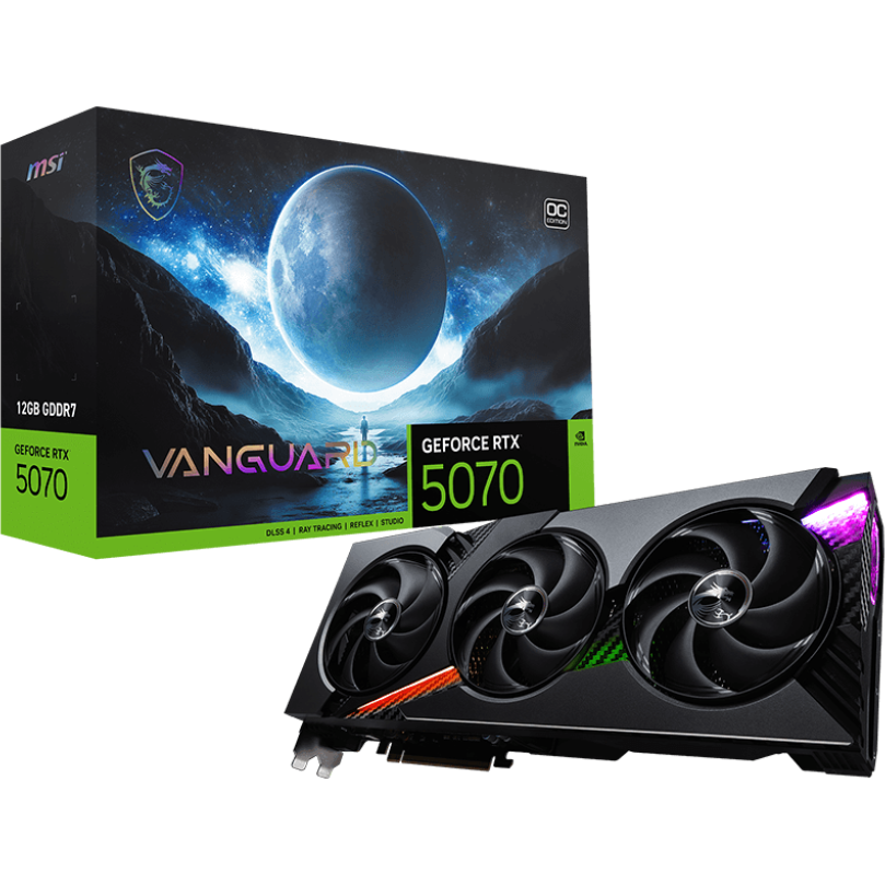 Видеокарта NVIDIA GeForce RTX 5070 MSI OC 12Gb (RTX 5070 12G VANGUARD OC) - фото 9