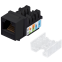 Вставка RJ-45 Cabeus KJ-RJ45-Cat.6-90-SW-BK