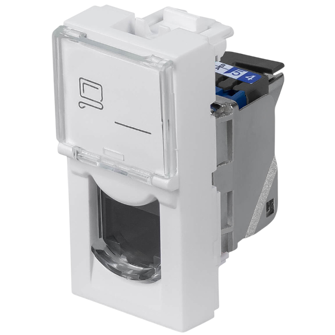 Вставка RJ-45 Cabeus KJ-RJ45-Cat.6-SH-180T-FP-L-22,5
