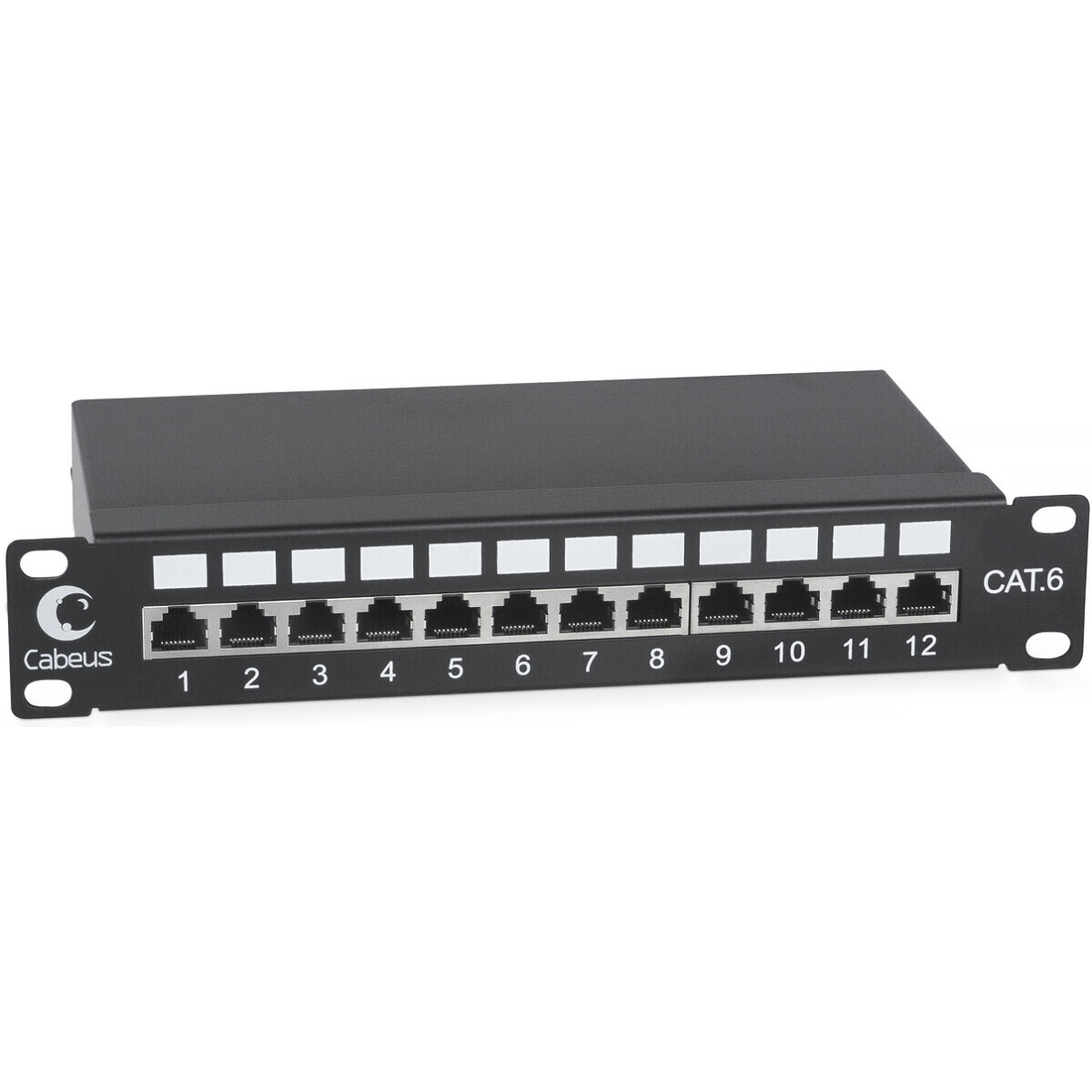 Патч-панель Cabeus PL-12-Cat.6 10"-SH-Dual IDC