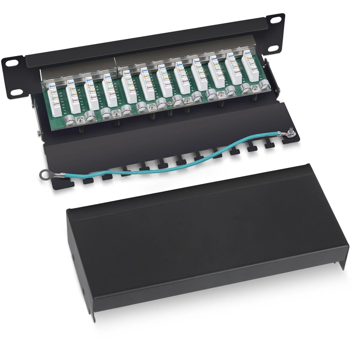 Патч-панель Cabeus PL-12-Cat.6 10"-SH-Dual IDC - фото 2