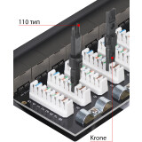 Патч-панель Cabeus PL-24-Cat.6a-SH-Dual IDC