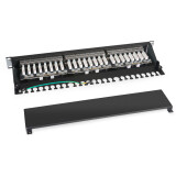 Патч-панель Cabeus PL-24-Cat.6a-SH-Dual IDC