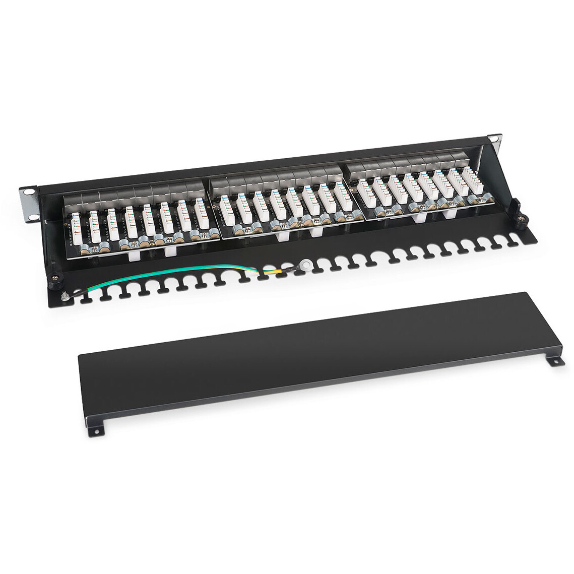 Патч-панель Cabeus PL-24-Cat.6a-SH-Dual IDC - фото 3