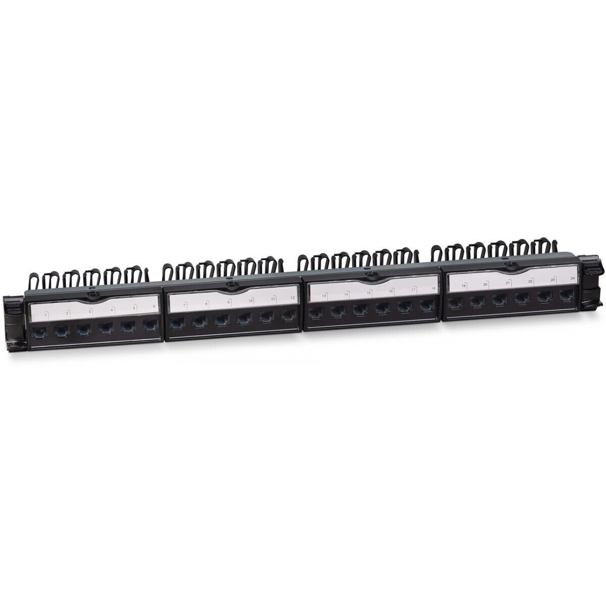 Патч-панель Cabeus PL-24-KJ-RJ45-Cat.6-180T