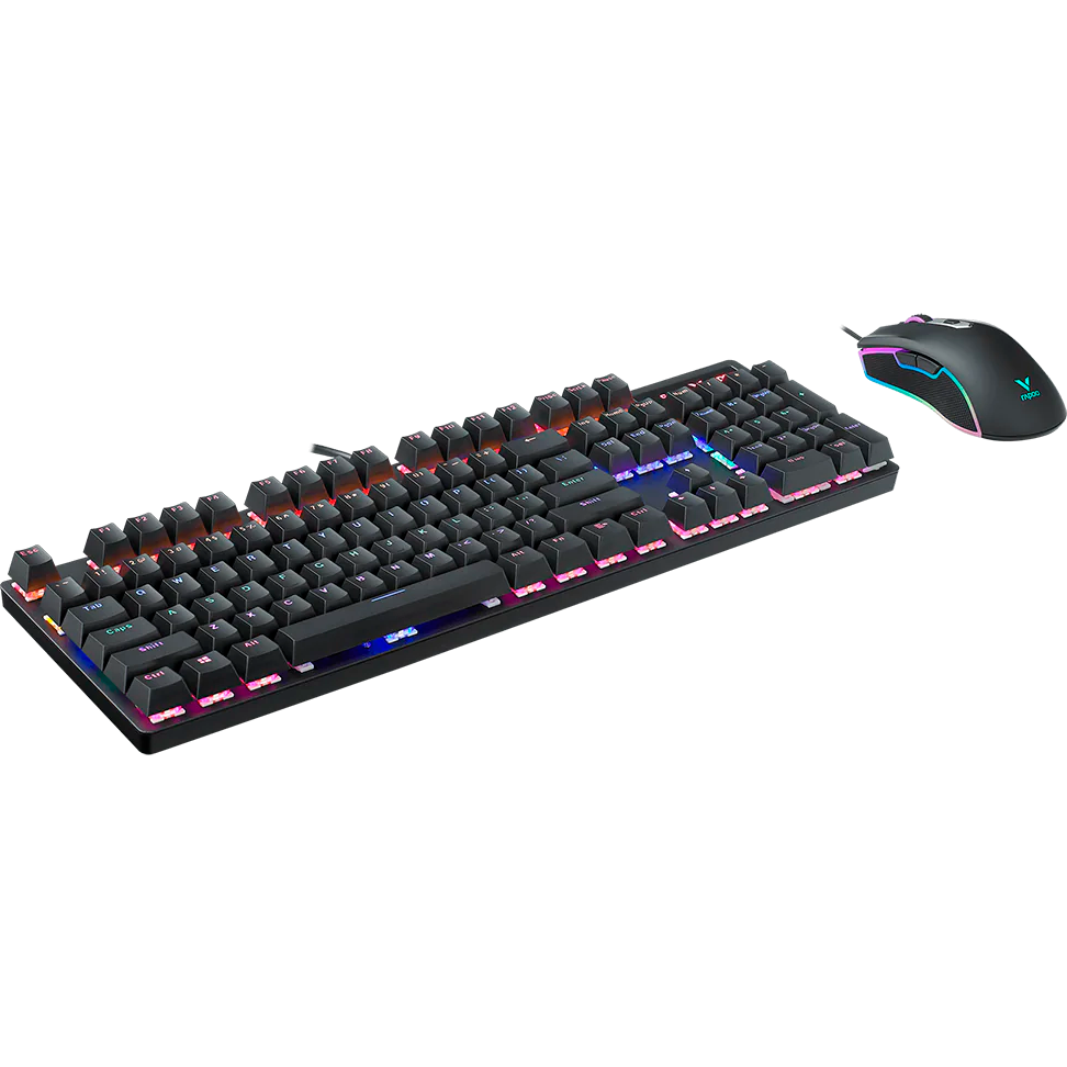 Клавиатура + мышь Rapoo V150S Black - фото 4