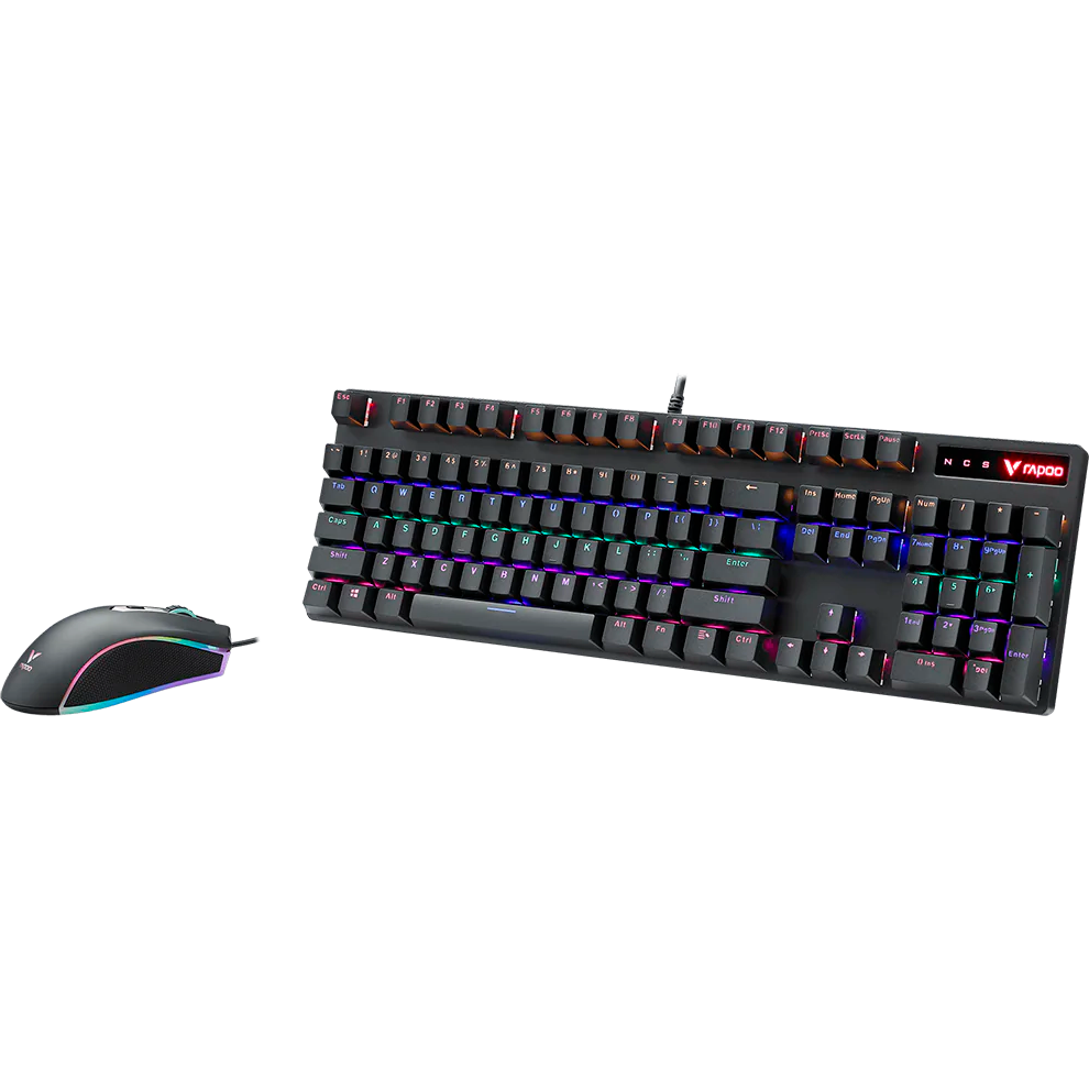 Клавиатура + мышь Rapoo V150S Black - фото 5