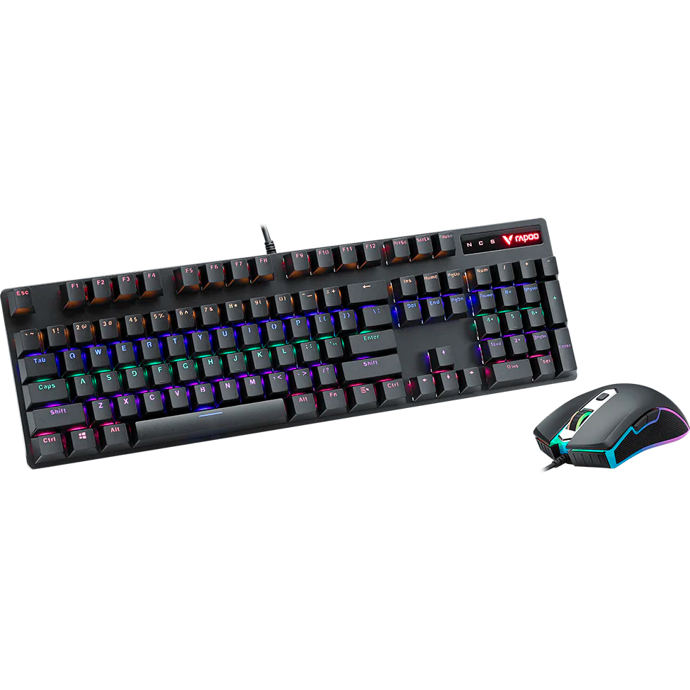 Клавиатура + мышь Rapoo V150S Black - фото 6