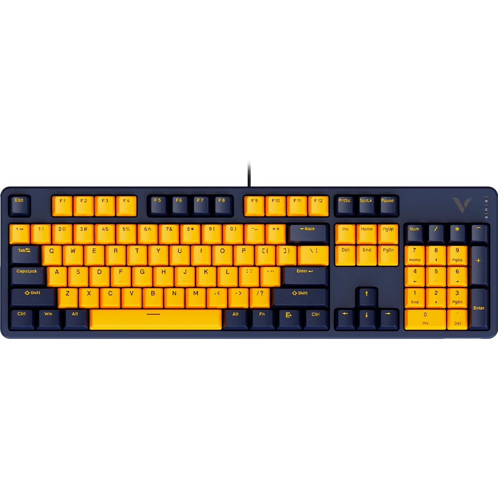 Клавиатура Rapoo V500PRO-2024 Yellow/Blue - V500PRO-2024/13150