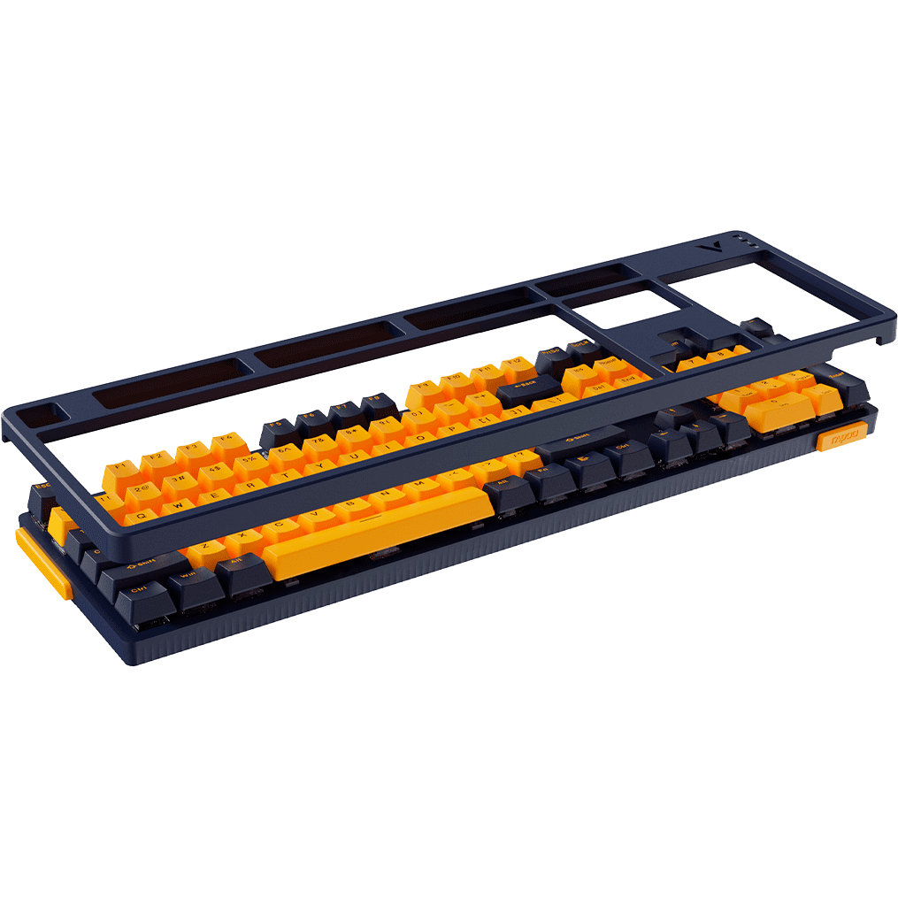 Клавиатура Rapoo V500PRO-2024 Yellow/Blue - V500PRO-2024/13150 - фото 7
