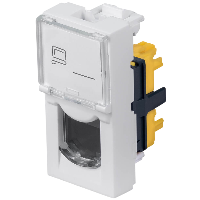 Вставка RJ-45 Cabeus KJ-RJ45-Cat.6a-180T-FP-L-22,5