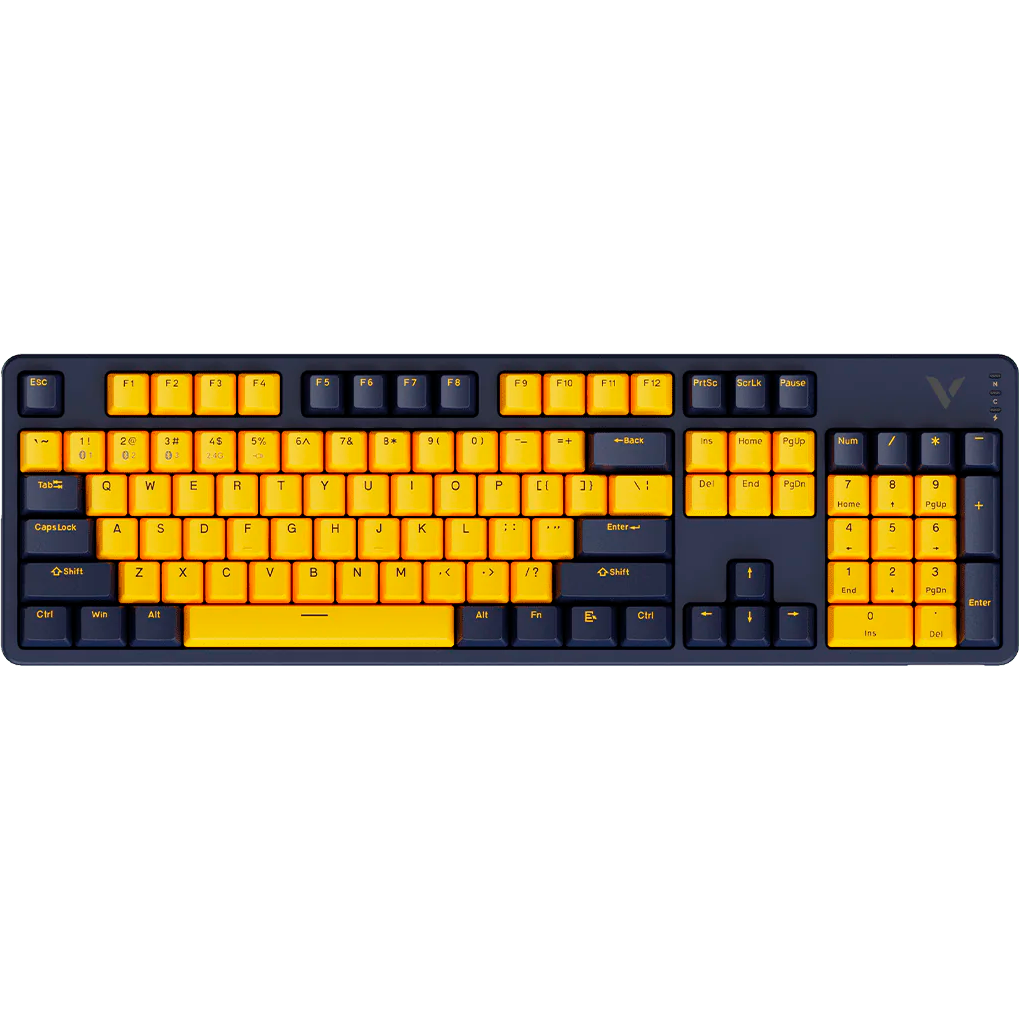 Клавиатура Rapoo V500PRO-Multimode Yellow/Blue