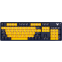 Клавиатура Rapoo V500PRO-Multimode Yellow/Blue - фото 2