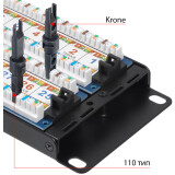 Патч-панель Cabeus PL-48-Cat.6a-Dual IDC