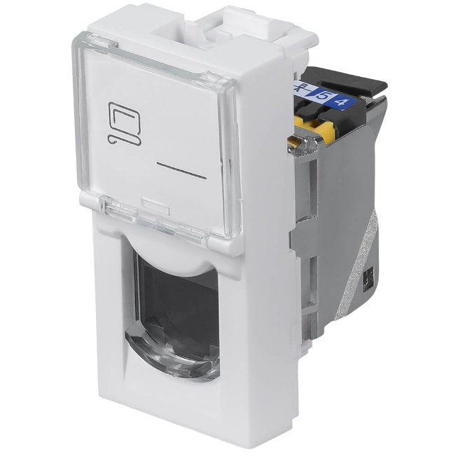 Вставка RJ-45 Cabeus KJ-RJ45-Cat.6a-SH-180T-FP-L-22,5