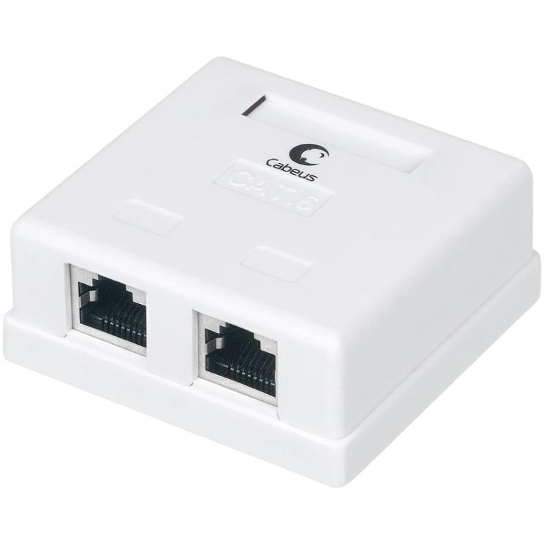 Розетка RJ-45 Cabeus WS-8P8C-Cat.6-SH-2