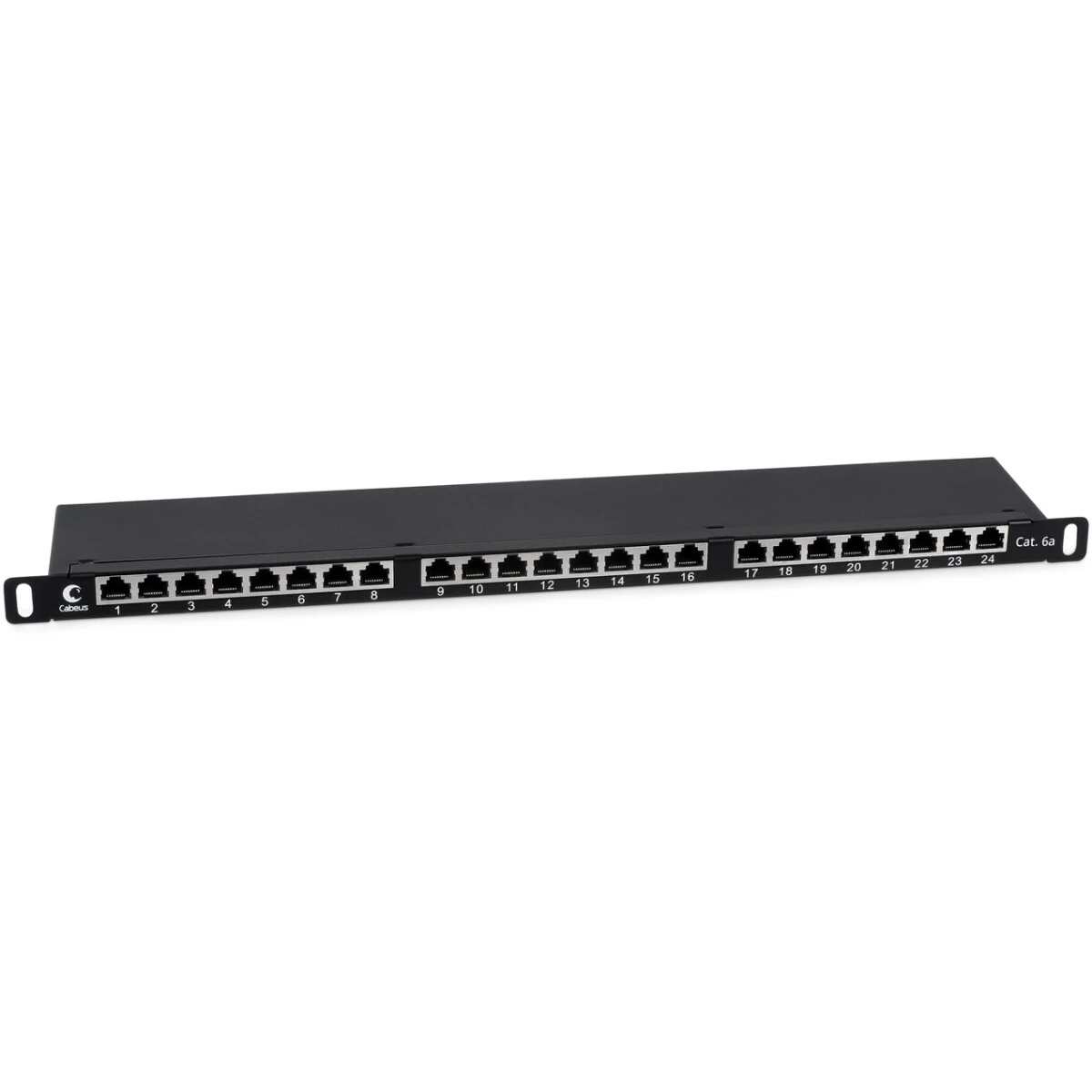 Патч-панель Cabeus PLHD-24-Cat.6a-SH-Dual-0,5U