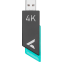 USB-приёмник Rapoo V2M Black