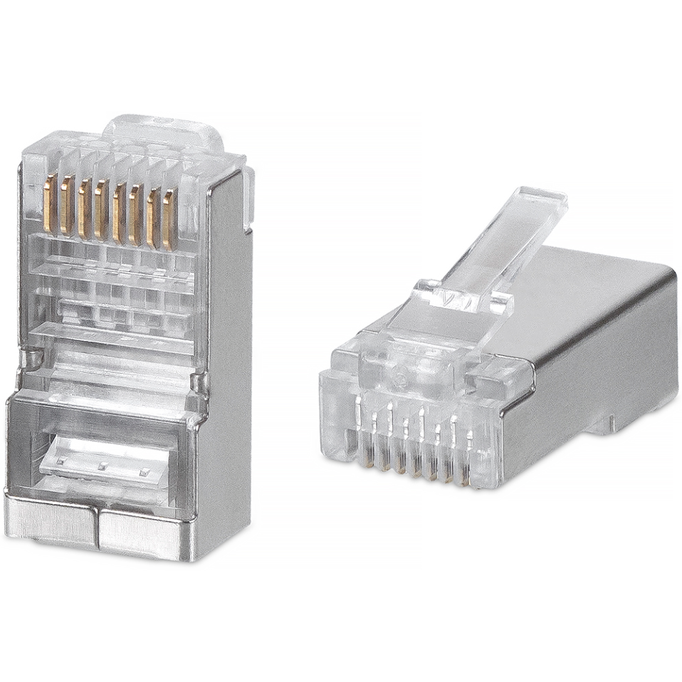 Коннектор RJ-45 Cabeus 8P8C-SH-C6, 1 шт.