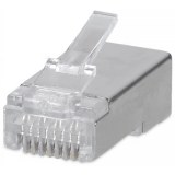 Коннектор RJ-45 Cabeus 8P8C-SH-C6-TWP, 1 шт.