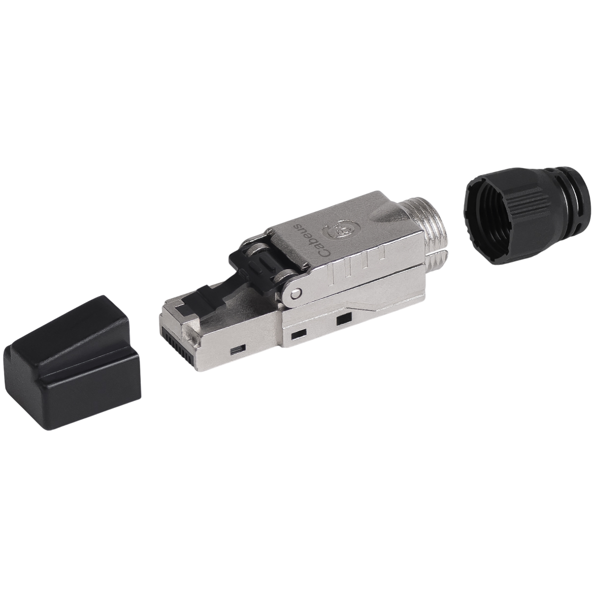 Коннектор RJ-45 Cabeus 8P8C-SH-C6+-TWP