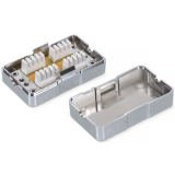 Проходной адаптер Cabeus CM-IDC-C6-SH