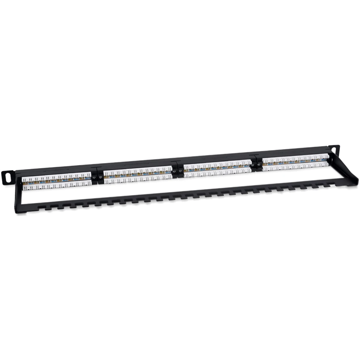 Патч-панель Cabeus PLHD-24-Cat.6-Dual-180-0,5U - фото 2