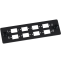 Адаптерная панель Cabeus FO-FP-8SC-S-BK