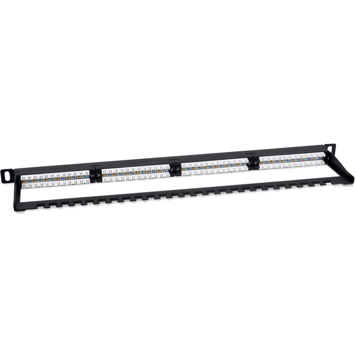 Патч-панель Cabeus PLHD-24-Cat.6a-Dual-180-0,5U - фото 2