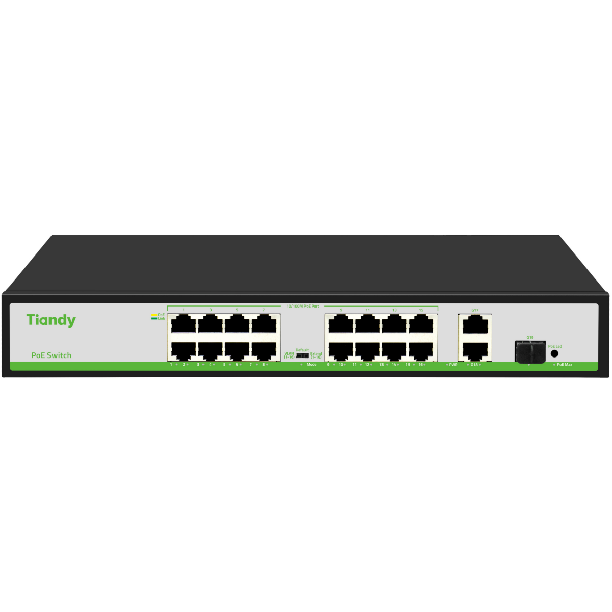Коммутатор (свитч) Tiandy TC-P3S019 (H/1621/AT/180) - TC-P3S019 H/1621/AT/180