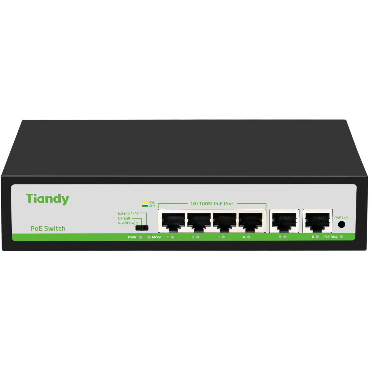 Коммутатор (свитч) Tiandy TC-P3S06 (F/0420/AT/55) - TC-P3S06 F/0420/AT/55
