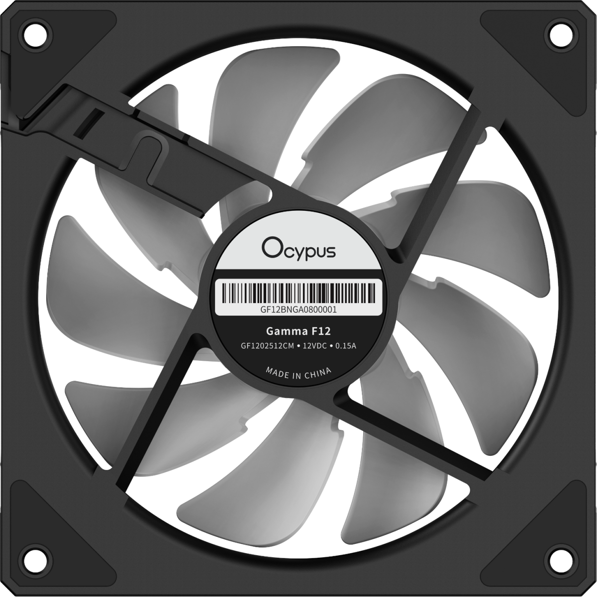 Вентилятор для корпуса Ocypus Gamma F12 BK ARGB - Gamma-F12-BK1AM00X-GL - фото 4