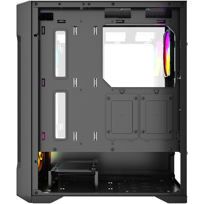 Корпус Powercase Mistral X4B Black - CMXB-L4 - фото 4