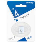 USB Flash накопитель 4Gb SmartBuy Lara White (SB4GBLara-W)