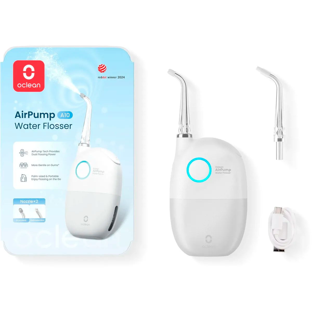 Ирригатор Oclean AirPump A10 W7602 Grey - C02000058 - фото 2