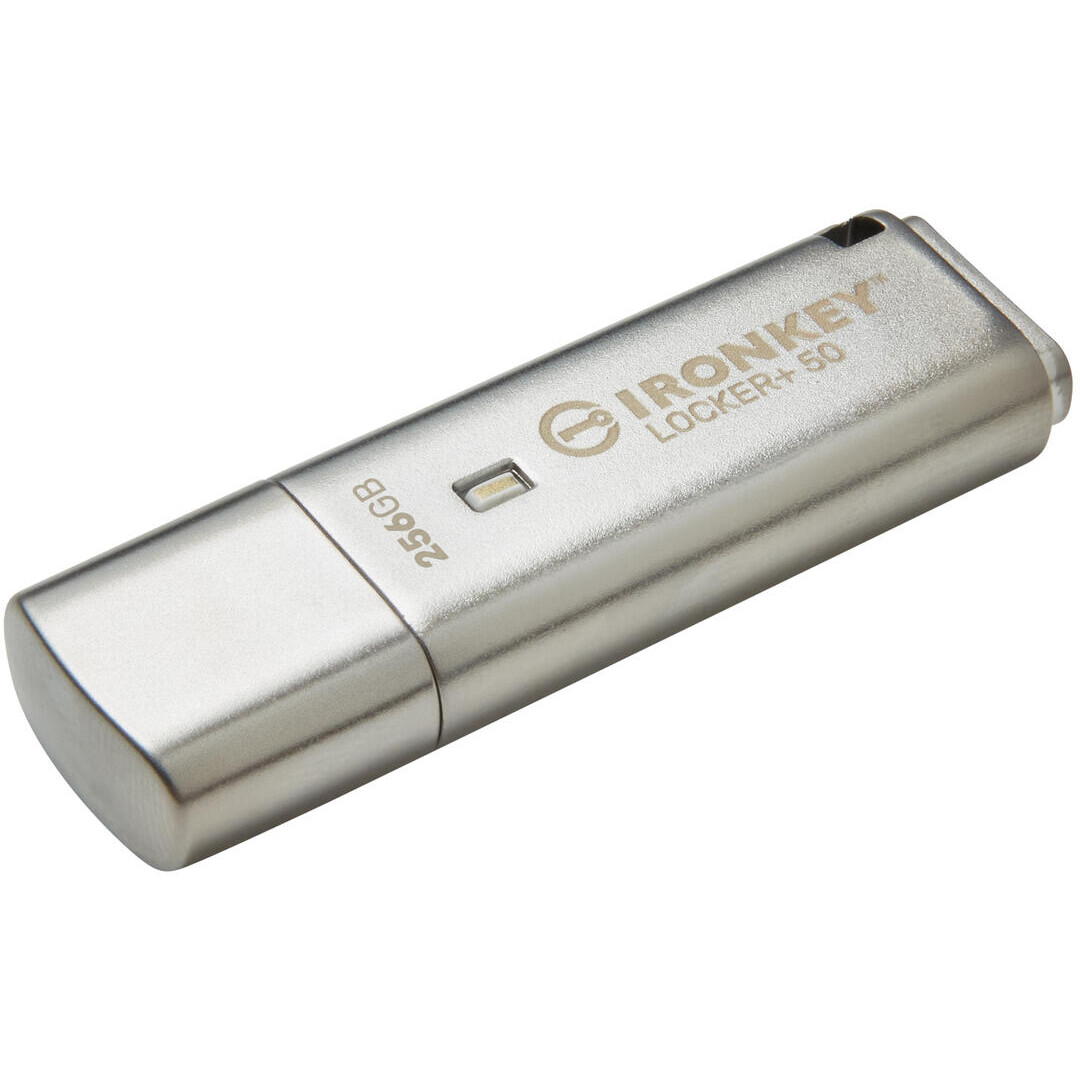 USB Flash накопитель 256Gb Kingston IronKey Locker+ 50 (IKLP50/256GB)