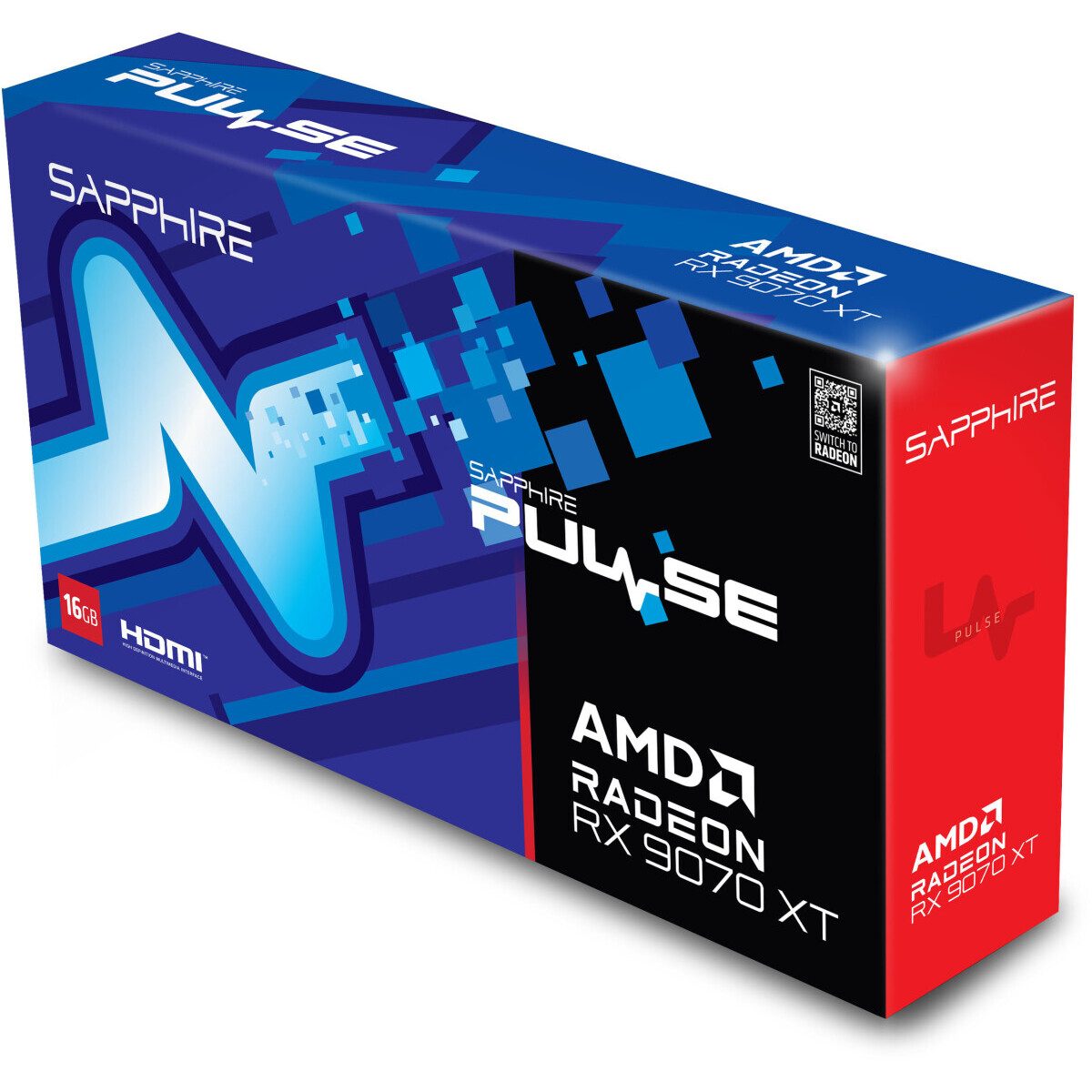 Видеокарта AMD Radeon RX 9070 XT Sapphire Pulse 16GB (11348-03-20G