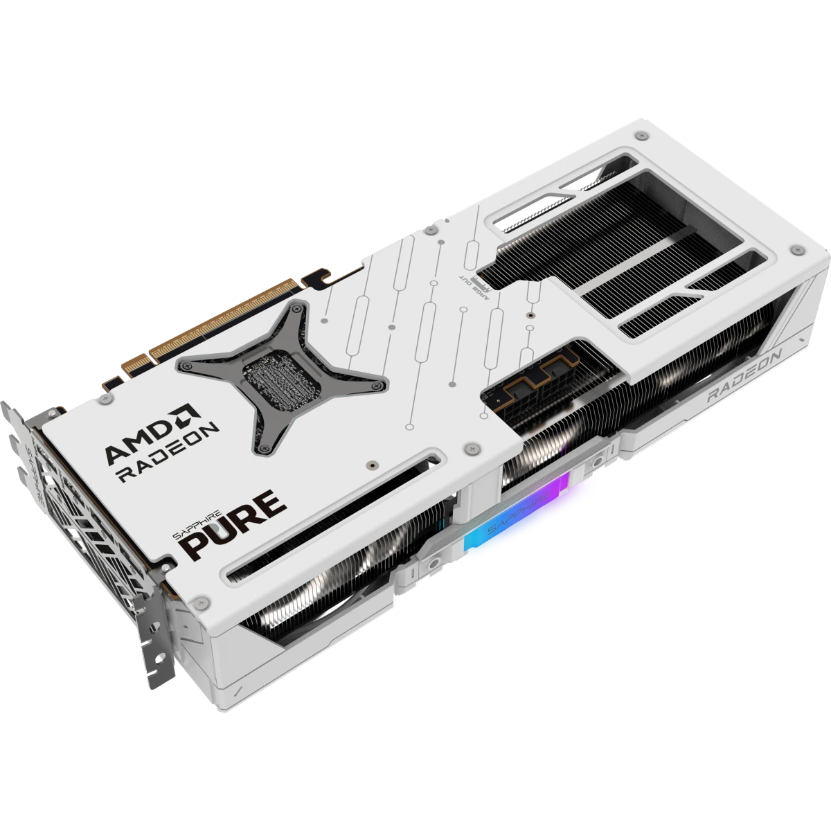 Видеокарта AMD Radeon RX 9070 XT Sapphire Pure 16Gb (11348-02-20G) - фото 5