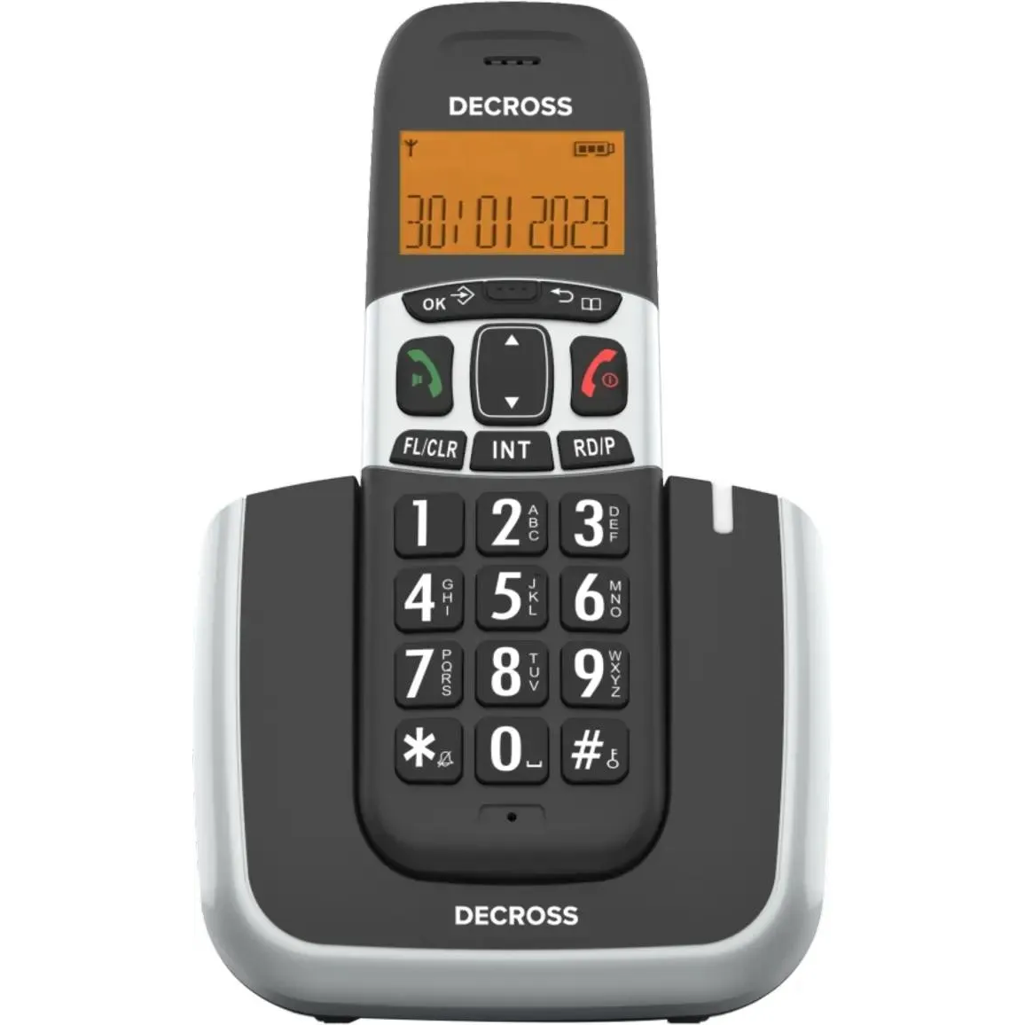 Радиотелефон Decross DC1004 Black - DC1004000000000