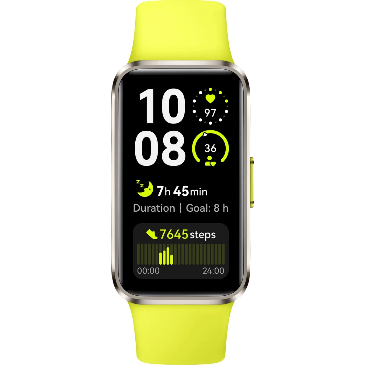 Фитнес-браслет Huawei Band 10 Silver/Green (NRA-B29) - 55020ELC - фото 2